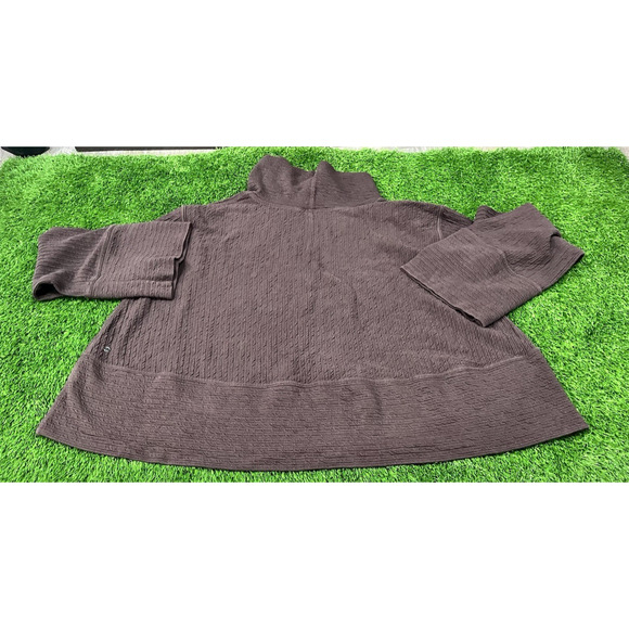 Lululemon Retreat Yourself Pullover Top Womens L/XL Brown Turtleneck - Picture 2 of 7